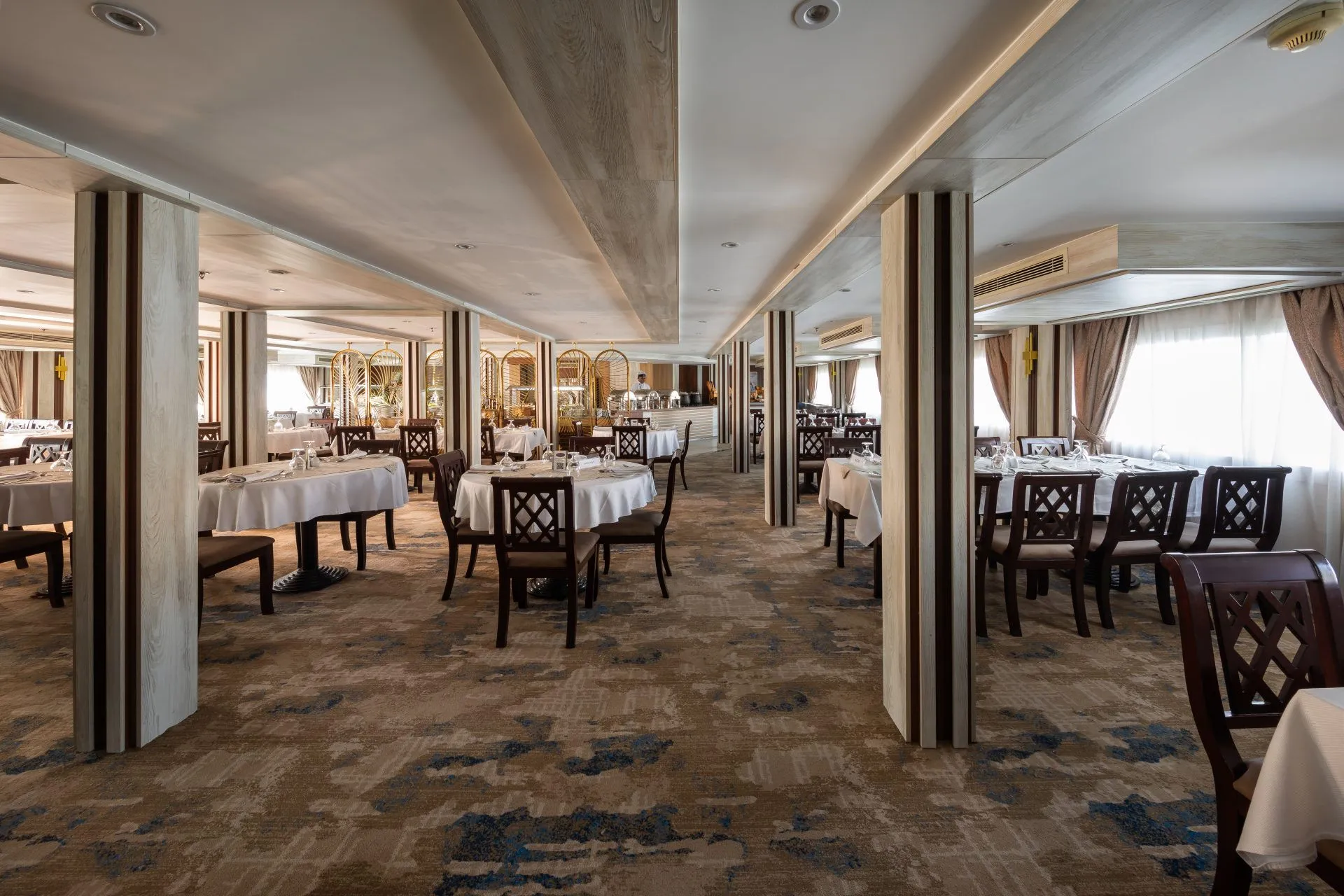 Restaurant aboard the MS Chateau Lafayette Nile Cruise Nile cruise